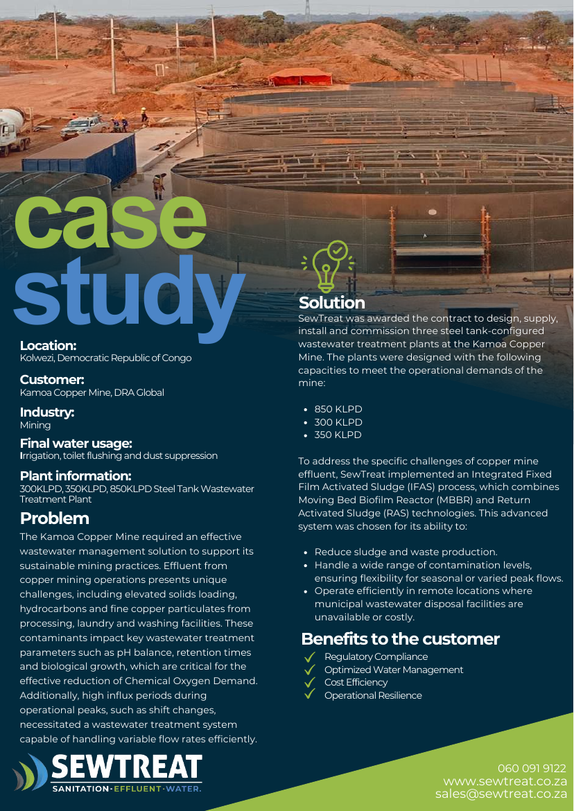 Kamoa Copper Mine published case-study sheet 1