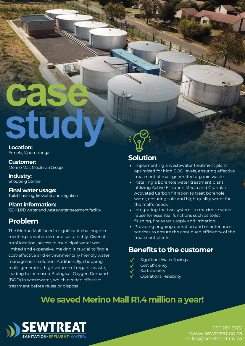 Merino Mall Integrated Water Facility published case-study sheet 1