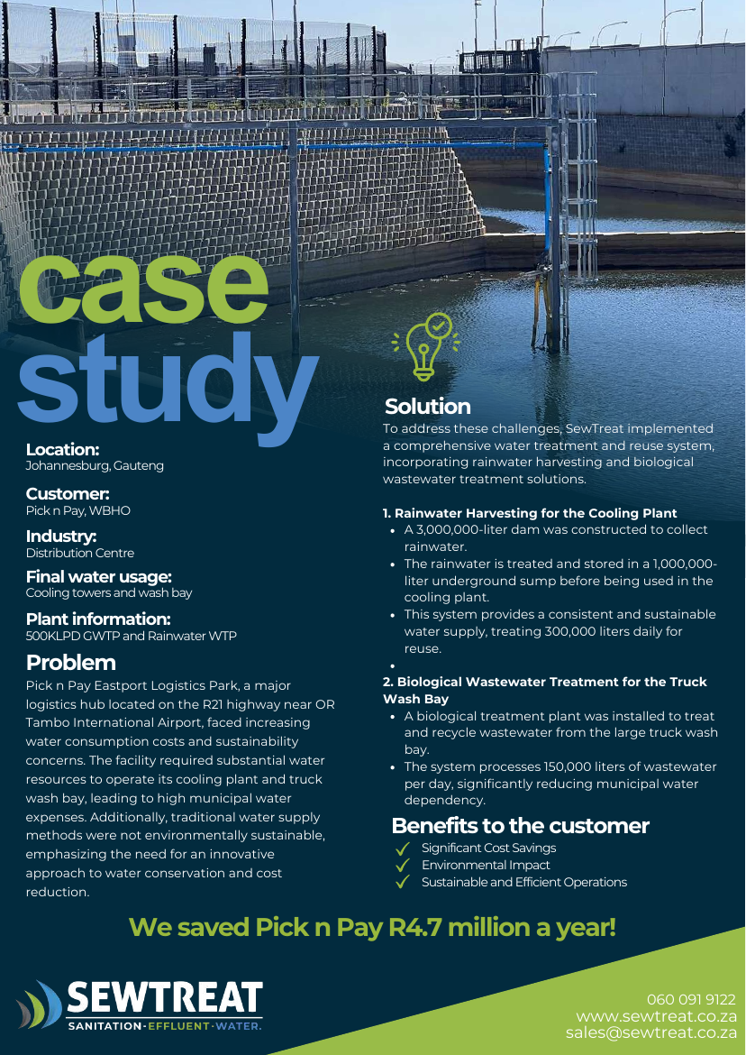 Pick n Pay Eastport Logistics Park published case-study sheet 1