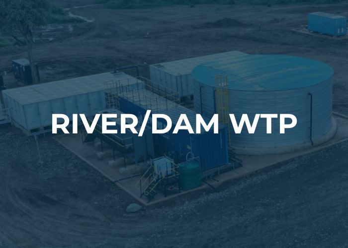 Representative river & dam water treatment equipment